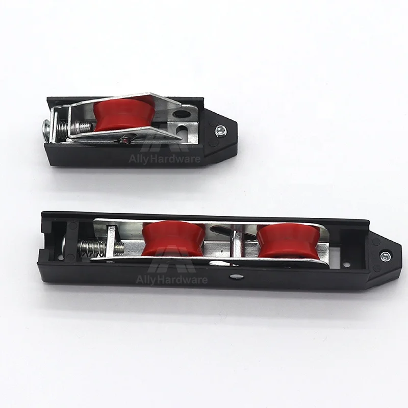 Single double slide window roller aluminum double wheel