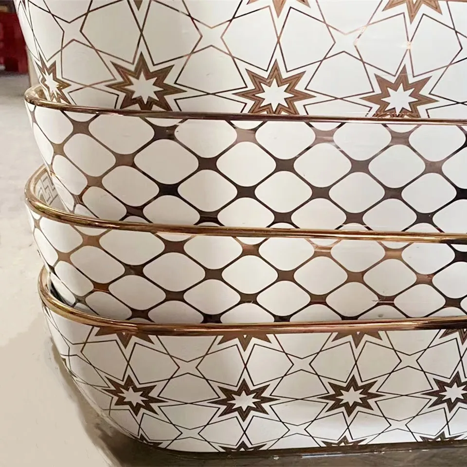 Transfer Film For Decorate PVD Ceramic Wash Basin/toilet Gold Plating Decal Paper