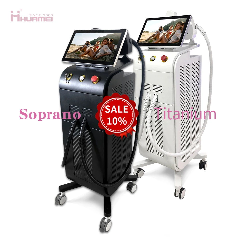 HUAMEI TUV медицинский CE Италия насос Германия бар 808 диодный лазер для удаления волос сопрано льда титана