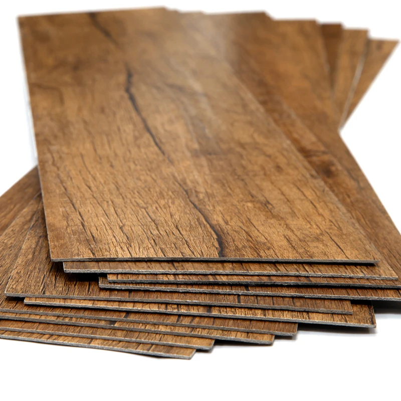 Бесплатный образец для нажмите кнопку блокировки и самоклеящиеся настил узор виниловое покрытие