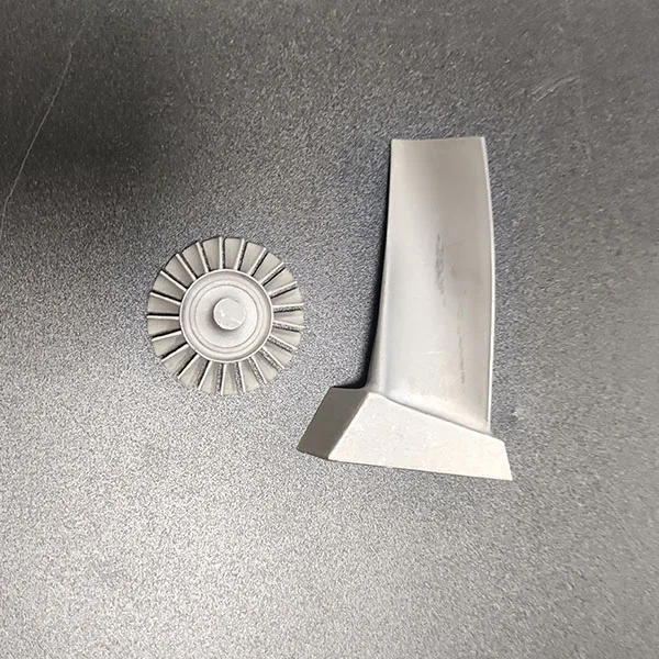 High temperature resistant cobalt aluminum diffusion coating blade Inconel 625 thrust 50 kg 2nd stage of petrochemical industry