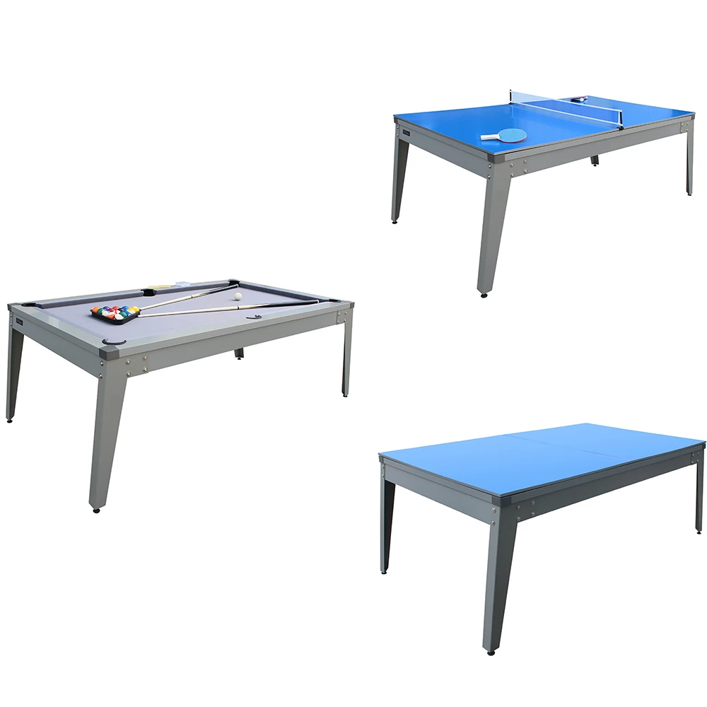 3 In 1 Multi Game Table Function Combo Dining Table, Snooker Billiard Pool Table