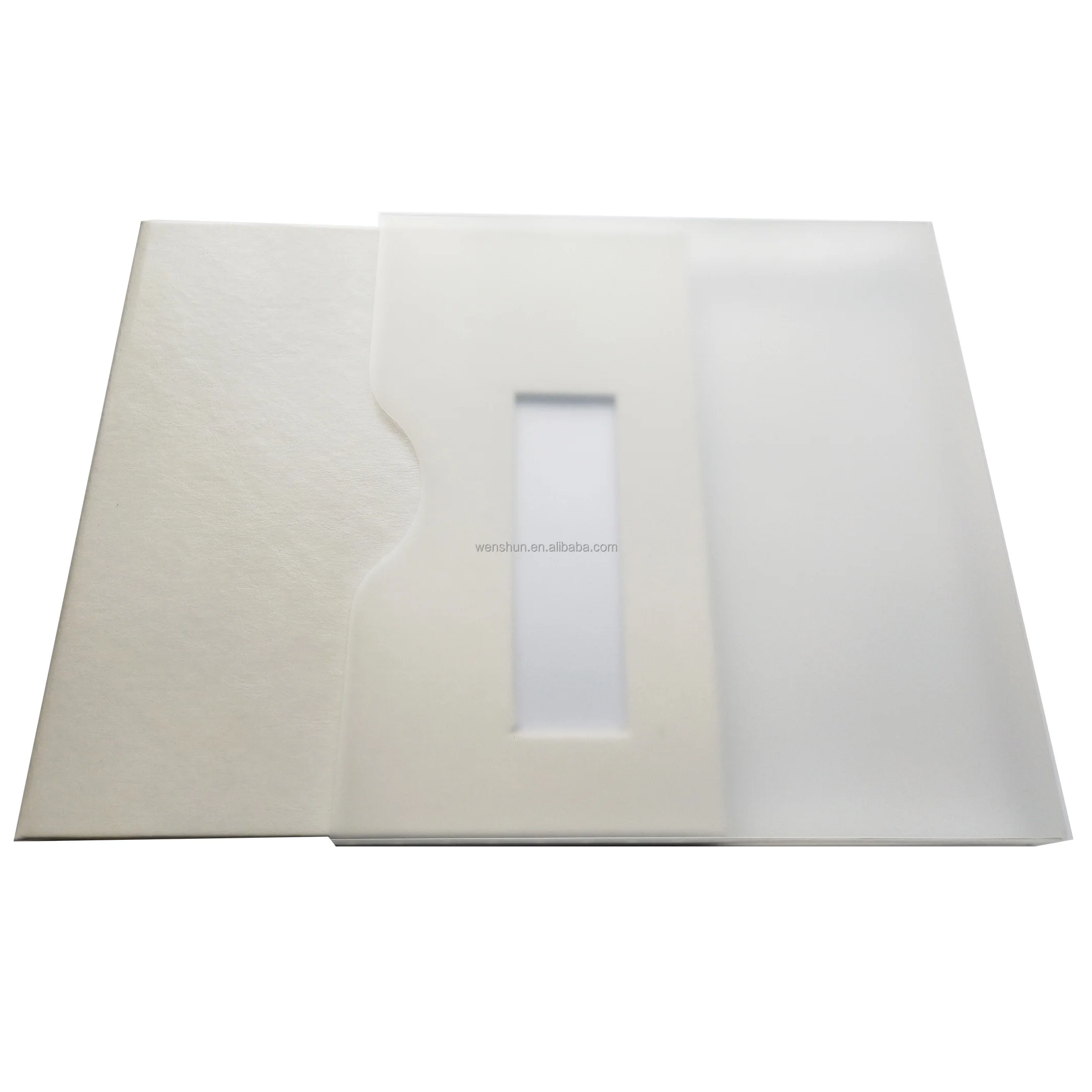 High Quality Luxury Black Paper scrapbook Photo Album with Gift Box