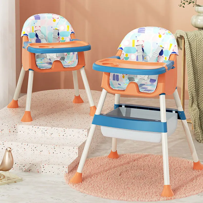 3 in 1 Folding Baby High chair Kids Dinning High Chair Toddler Children Feeding Baby Dinning High Chair
