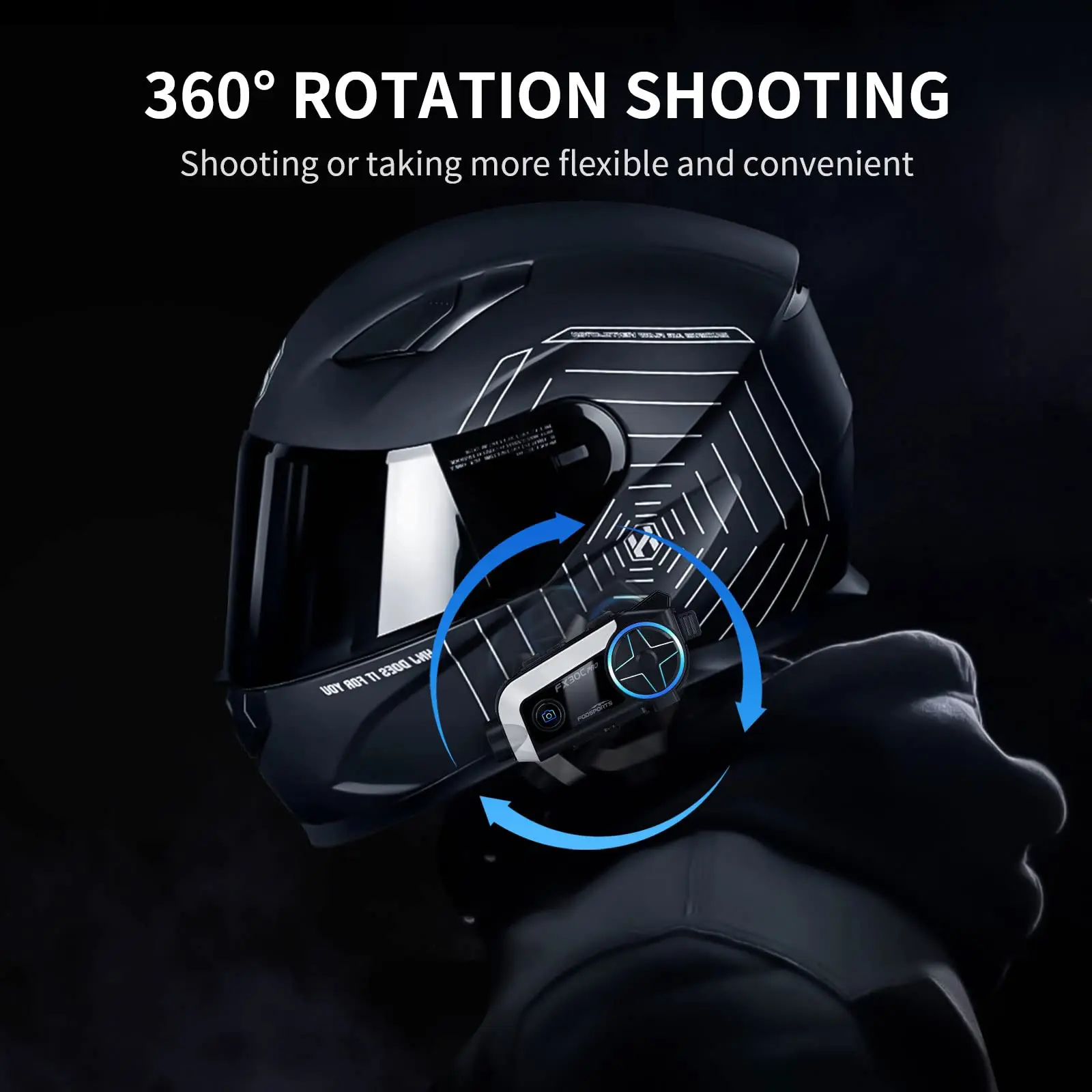 full duplex 1000m 2 riders wireless helmet intercom interphone bluetooth motorbike motorcycle helmet intercom headset