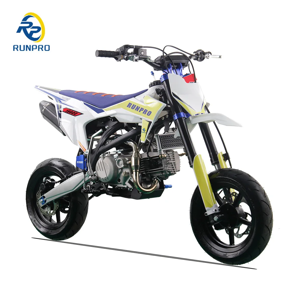 Supermoto 190cc gas dirt bike motard 12'12' on road tire gas motorcycle for adult