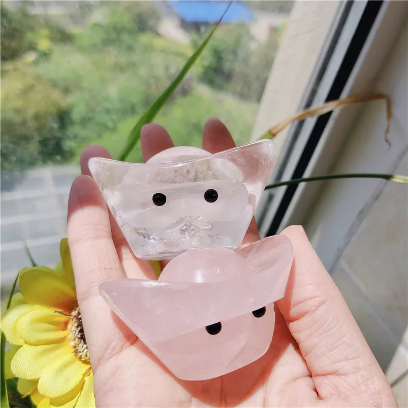 Wholesale Natural rose quartz clear crystal gold ingots ancient Chinese coins for souvenirs