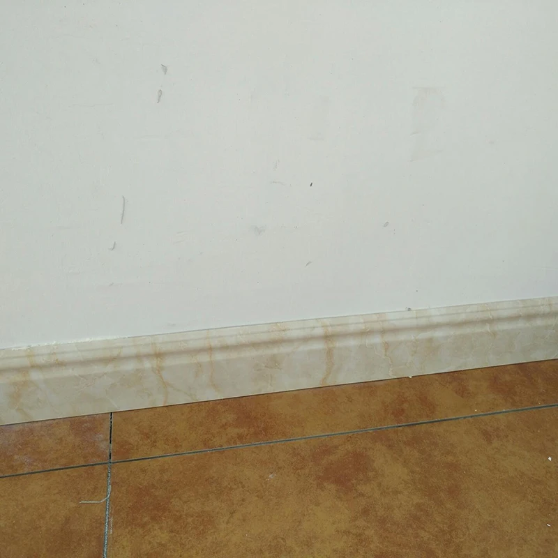 cheap flex white 7cm ps floor baseboard skirting for retail wholesale sell