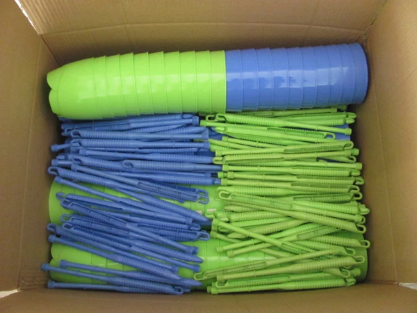 HQ1877 Qatar market bathroom sanitary ware lotus shaped toilet brush set