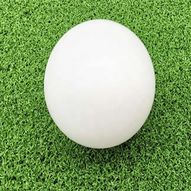 Empty white gender reveal ball