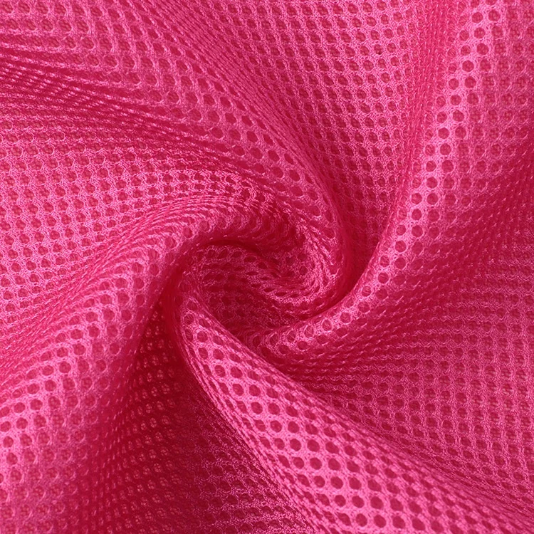 White Polyester Mesh Fabric Power 100% Recycled Polyester Mesh Fabric Stretch