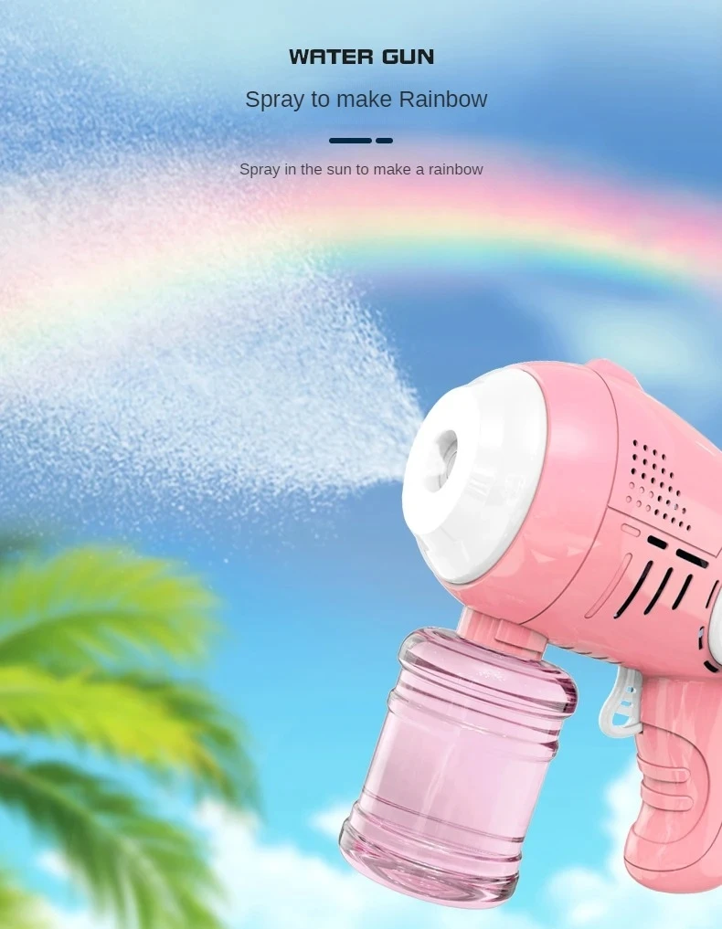 2024 New Arrivals 2 in 1 Electric Spray Gun Summer Outdoor Water Guns For Kids Pool Beach Toys