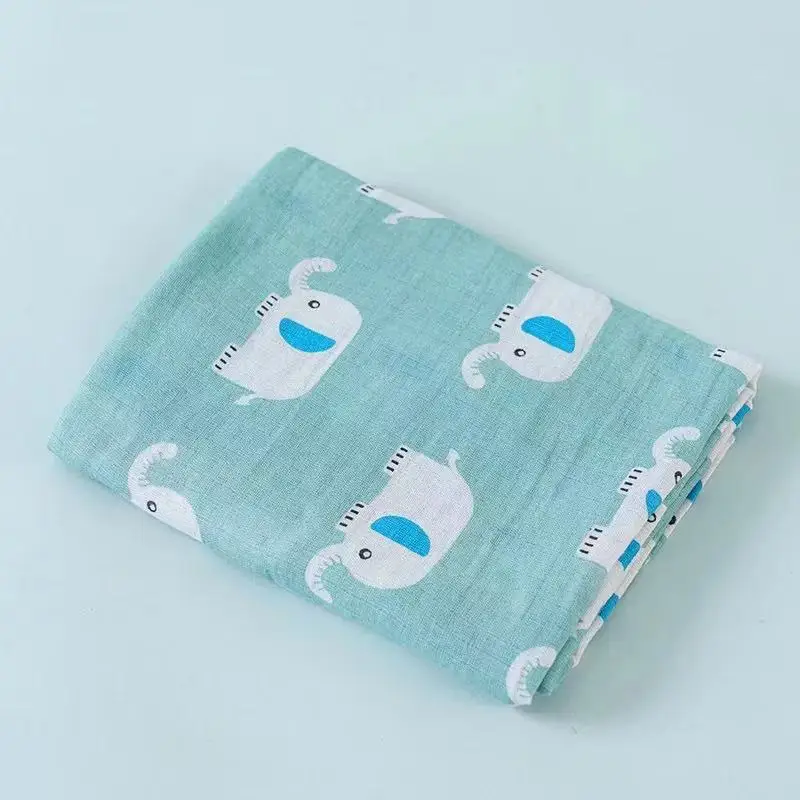 100% Organic Cotton Muslin Swaddle Soft Muslin Baby Swaddle Blanket