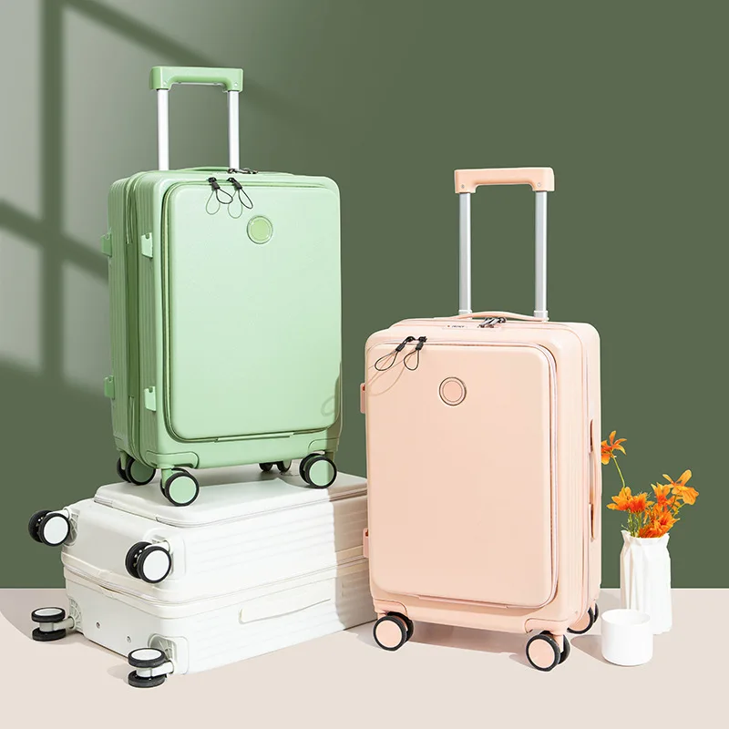 Most Popular Unisex Expandable PC+ABS Hard Shell Luggage Suitcase with Spinner Caster for Travel