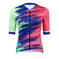 2023 wholesale new custom cycling jersey lady custom printing sublimation female design your own cycling jersey