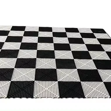 Стандартный садовый гигантский шахматный и шашечный пластиковый прорезиненный винил для игр в шахматы на открытом воздухе