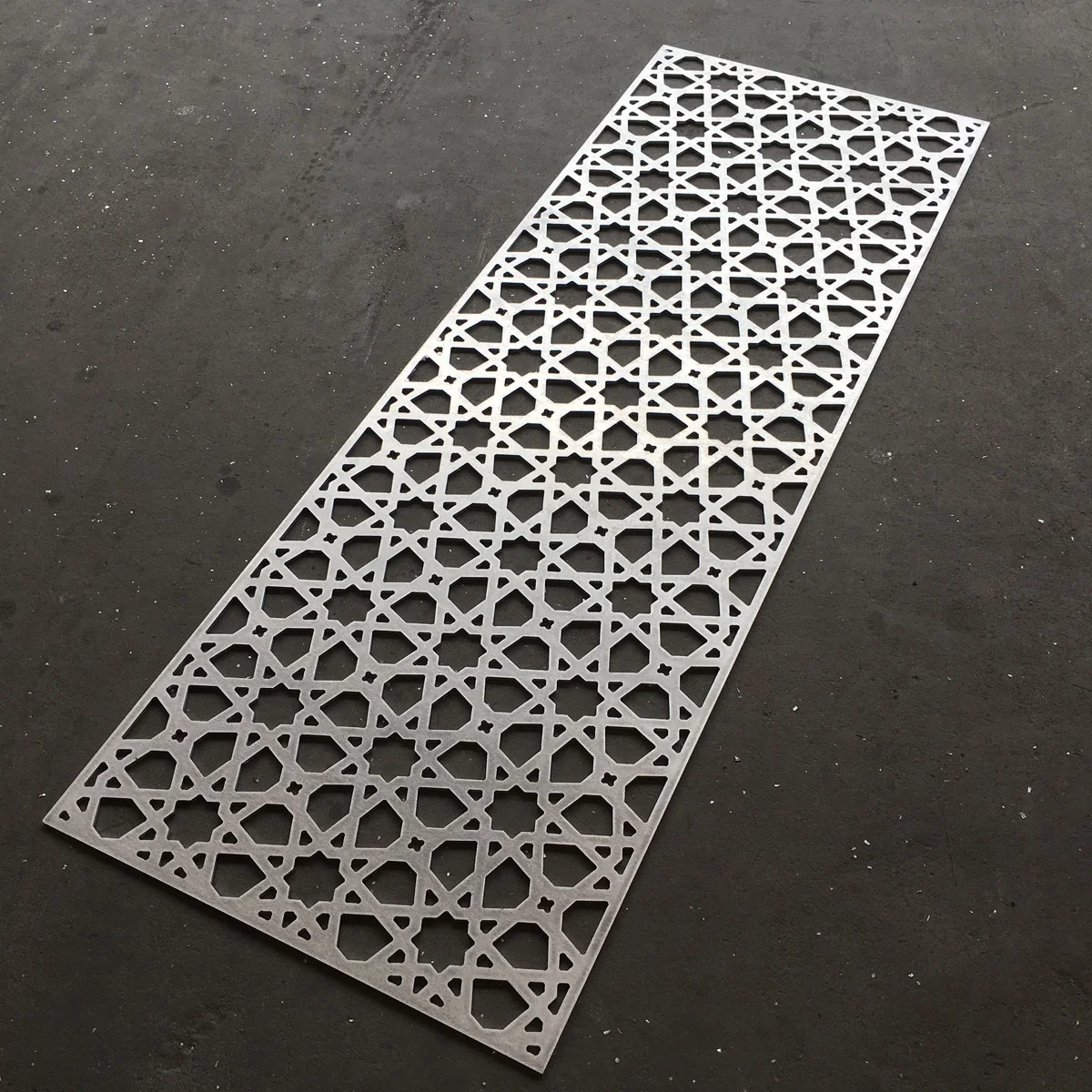 laser cutting decorative privacy home outdoor garden art pattern powder coated aluminum alloy sheet metal fence