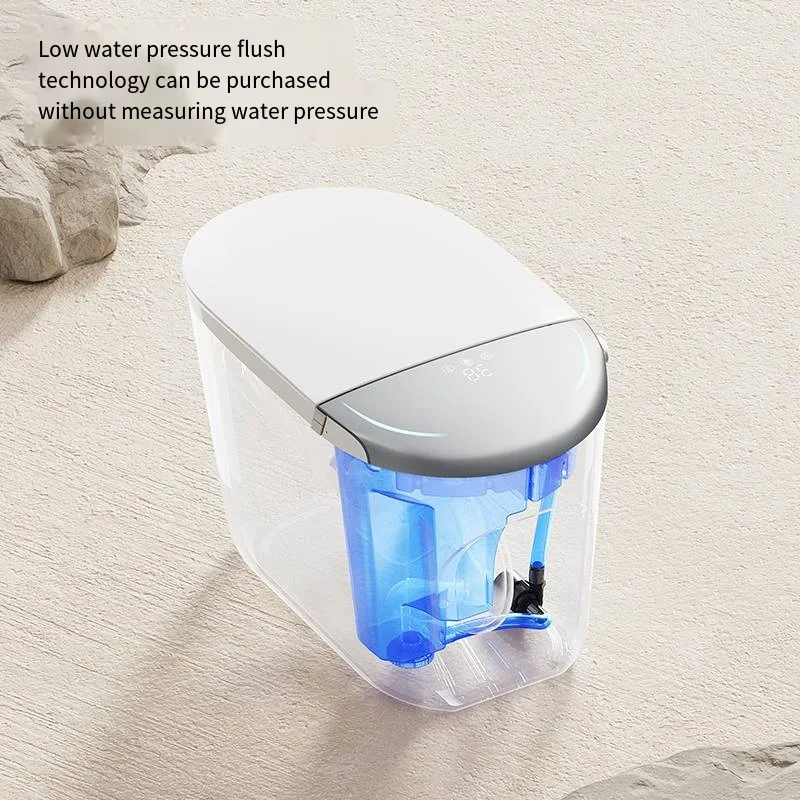 New Design Simple Egg Shape Floor Mounted Intelligent Sanitary Ware Water Closet Bathroom Ceramic Automatic Smart Toilet
