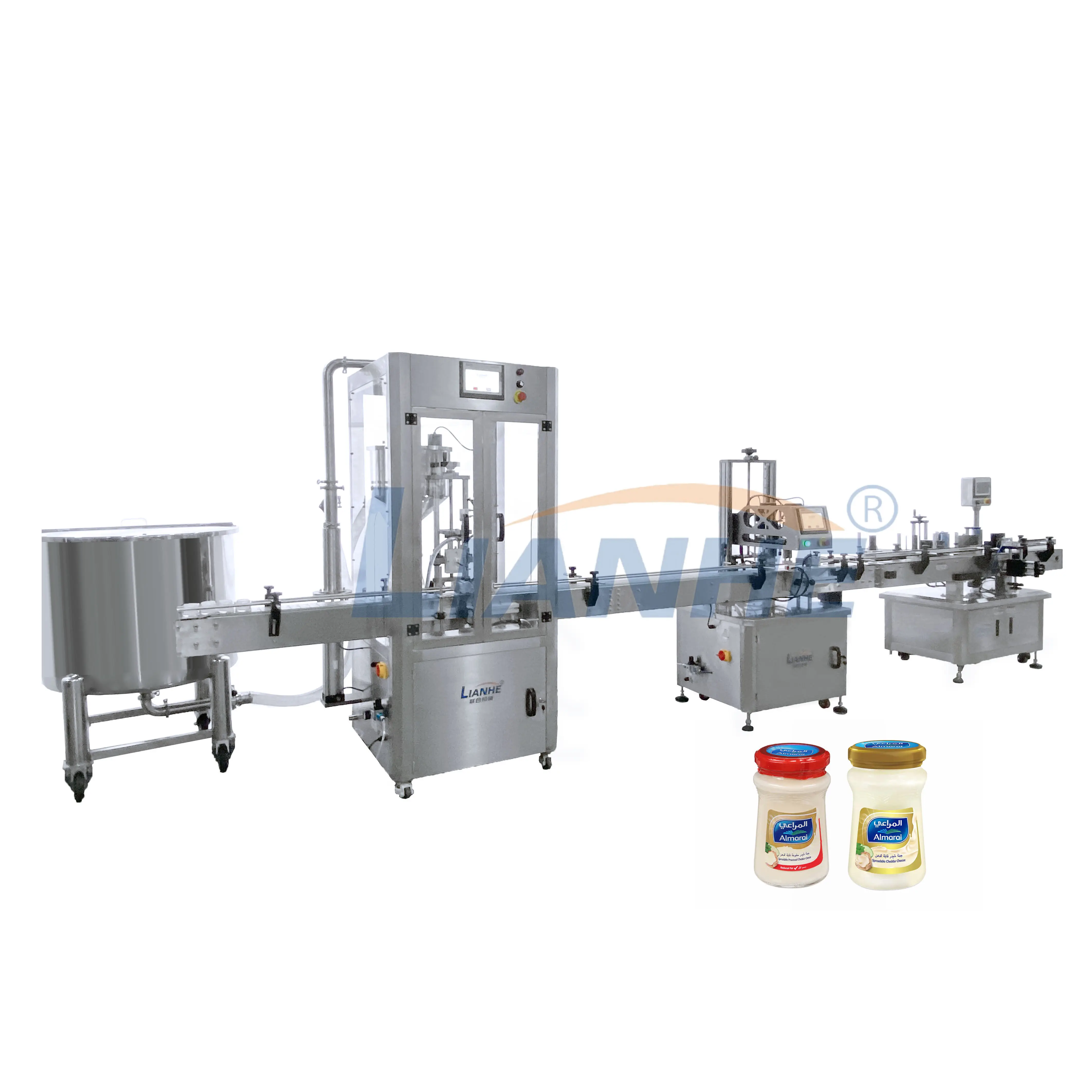 High Filling Accuracy Dish Washing Liquid Filling Machine Round Flat Bottle Capping And Labeling Machine Auto Filling Machine