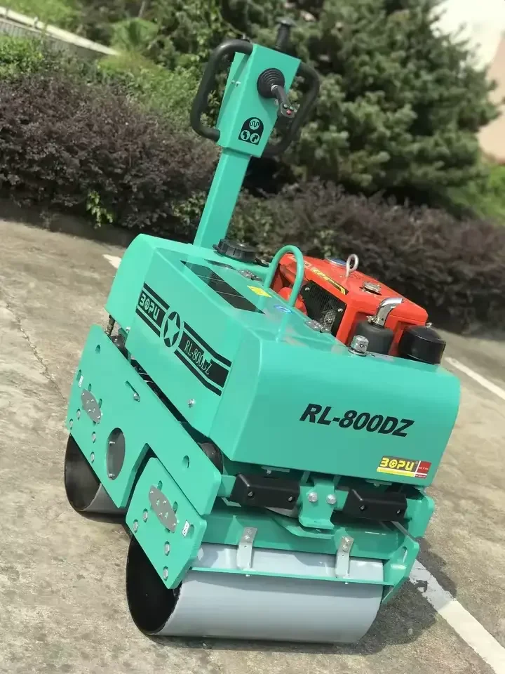 Small Single Drum Diesel Gasoline Hydraulic Rubber Tire Soil Asphalt Compactor Compacting Road Roller Machine