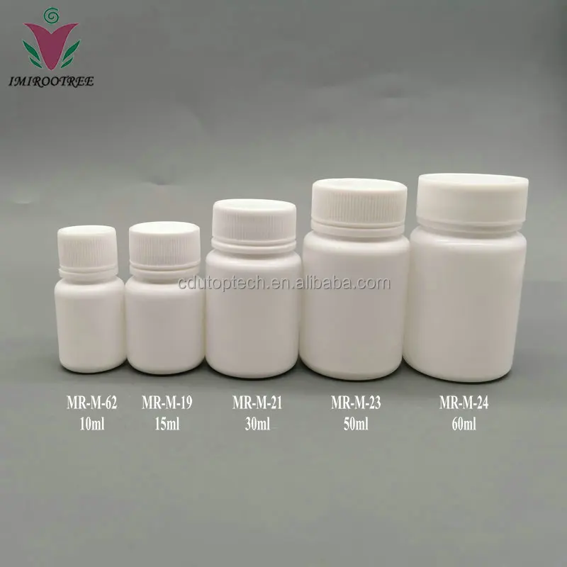 Wholesale 10ml-500ml HDPE/PET Plastic Pill Medicine Capsule Vitamin Bottle Container, Pharmaceutical Tablet Capsule Pill Bottles