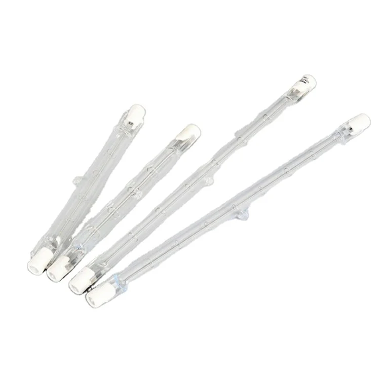 high quality customized carbon fiber heating element halogen heater tube 400w quartz tube infrared heaters
