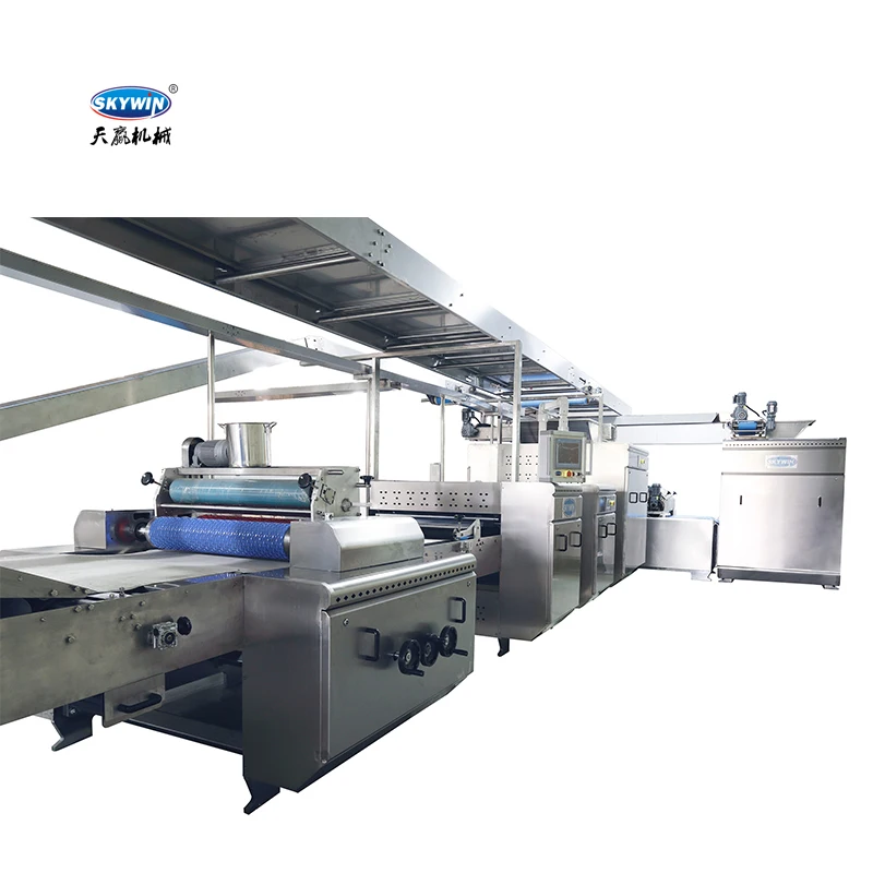 Chinese manufacturers fully automatic biscuit machine de production de biscuits making machine