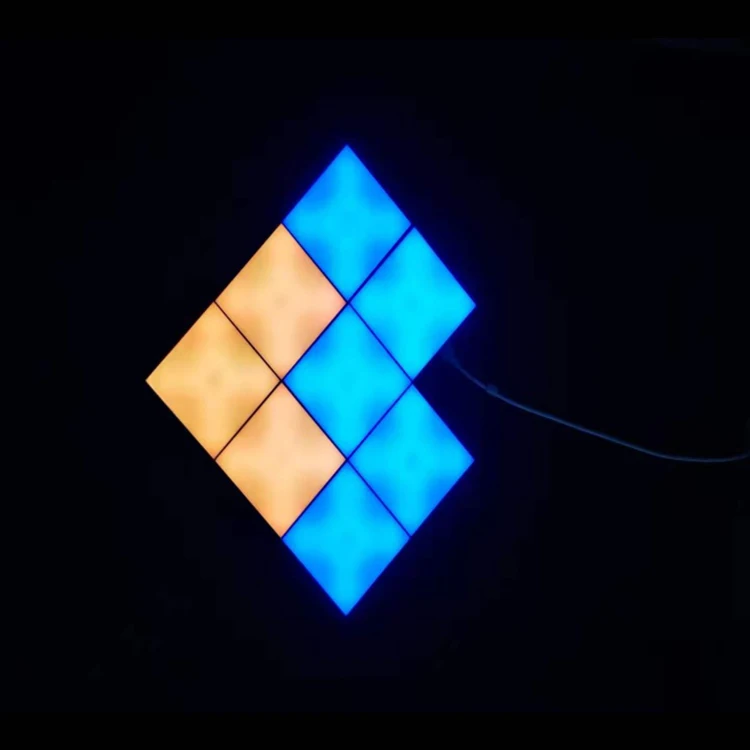 Горячая распродажа Rgb меняющий цвет свет Китай пульт дистанционного управления настенный квадратные светодиодные фонари партии