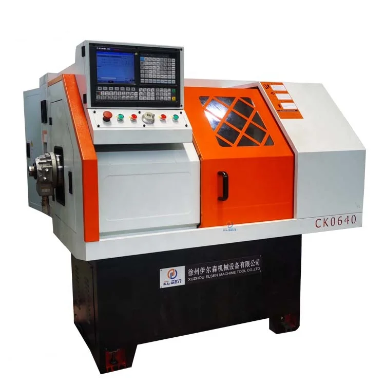 ck0640 2axis flat bed lathe small cnc lathe machine