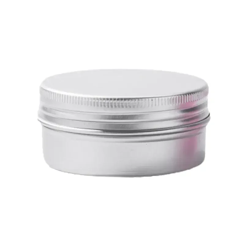 5ml 10ml 15ml 25ml 30ml 50ml 60ml 80ml 100ml 150ml 6oz aluminium jar 50g aluminum tin container 50ml flat aluminium tin