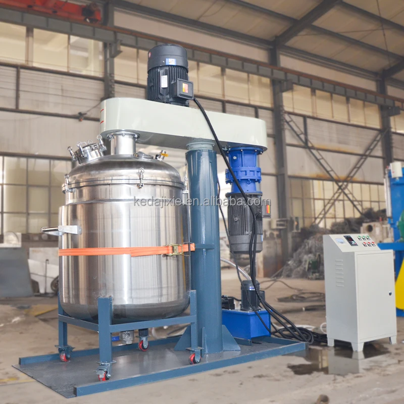 Paint Vacuum High Speed Disperser Mixer With Multi Tanks High viscosity liquid Mixing Machine