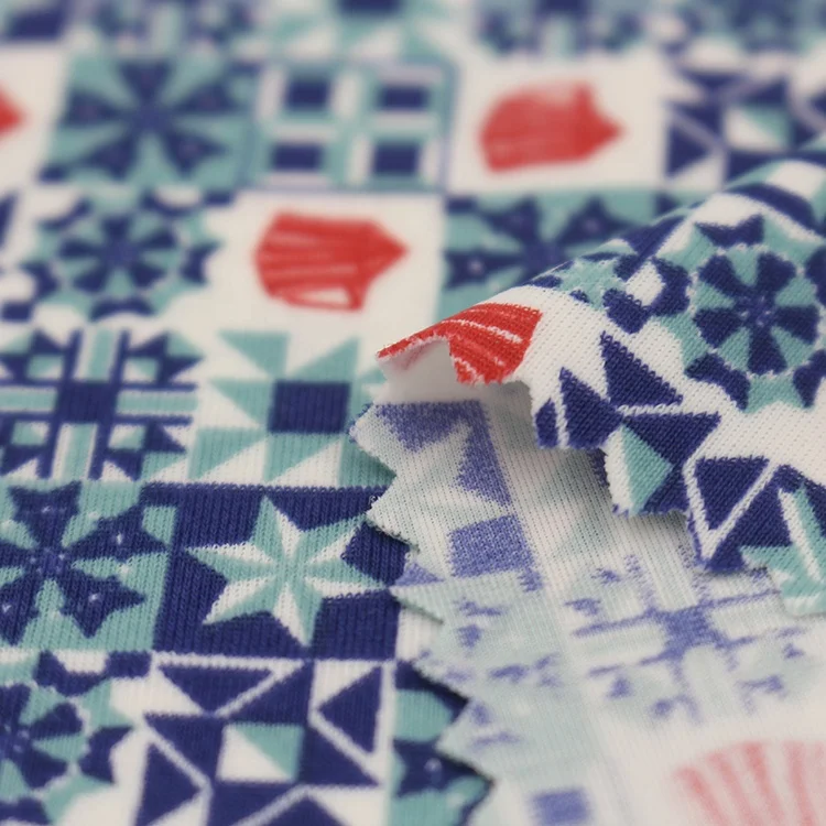 80/20 nylon spandex african sublimation spandex printing textile carvico fabric bikini