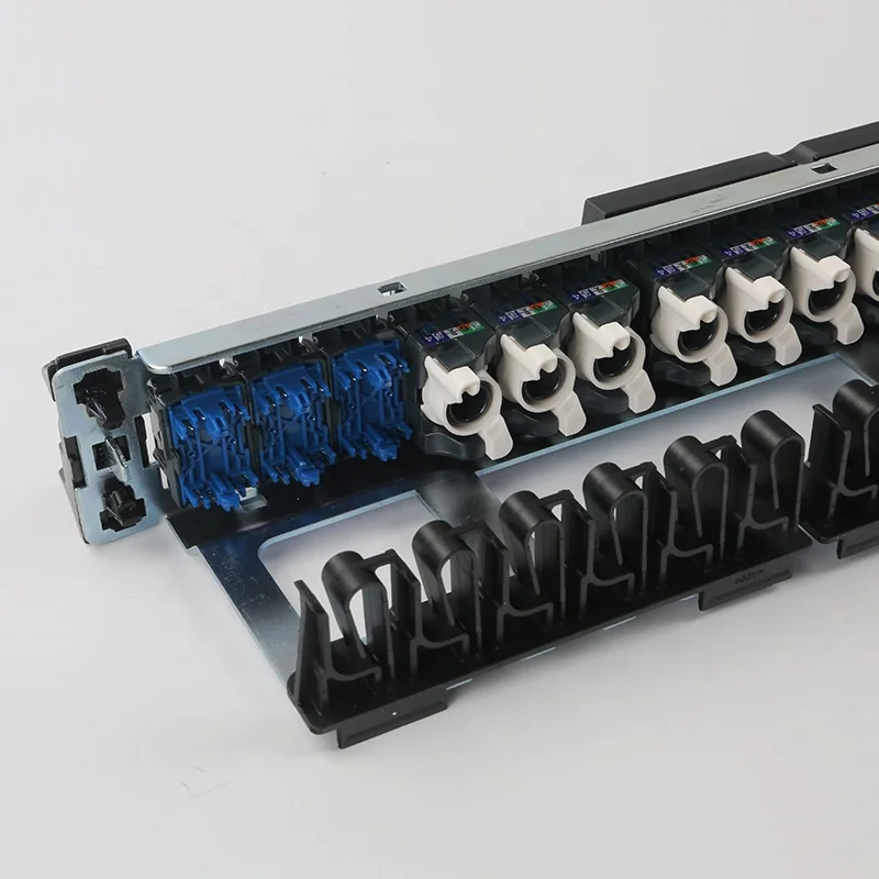  6 cat6a 24 порта legrand модульный разъем управляющий кабелем вращающаяся безинструментальная коммутационная панель с загруженным