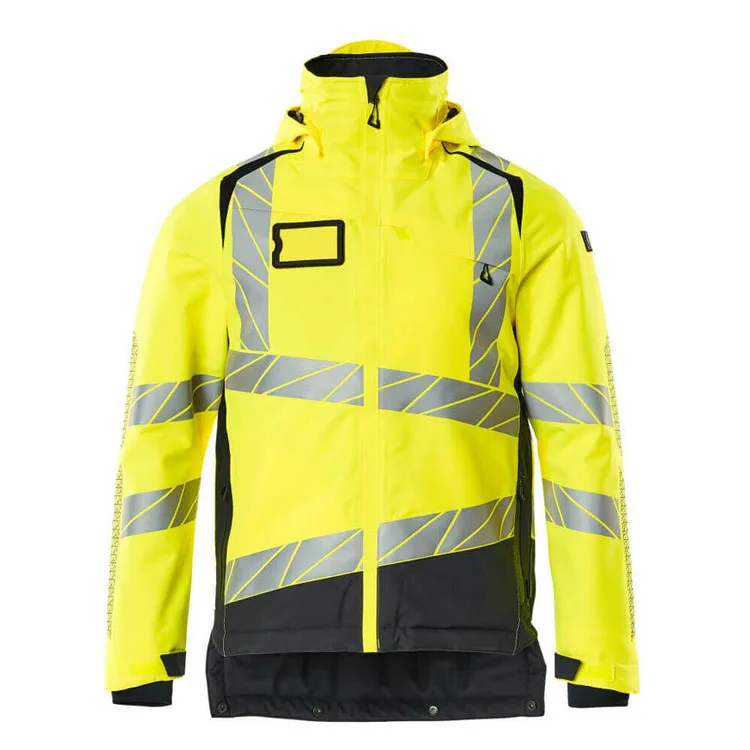 OEM and ODM 3M Reflective Rain Coat Factory Customized Waterproof Polyester Work Jacket Raincoat