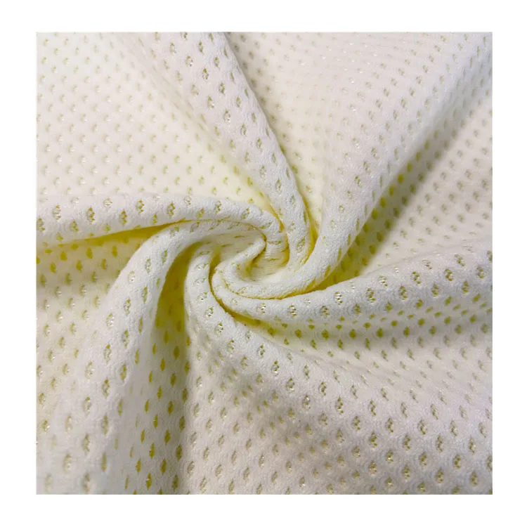 100% Polyester Plain Moisture Wicking Breathable 3d Diamond Mesh Fabric