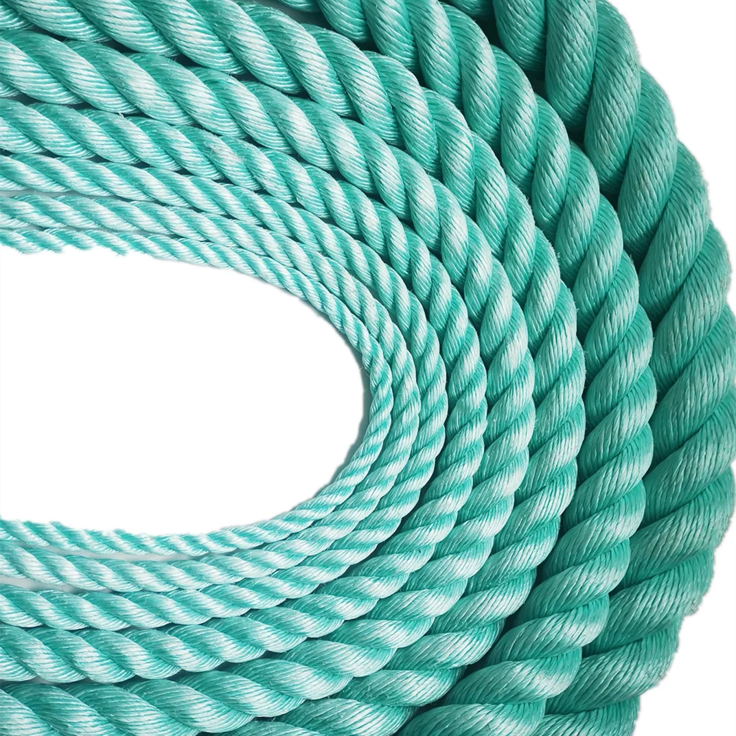 Factory Wholesale 3 Strand PP Dan Twisted Rope for Fisheries and Fishing Packaging Ropes