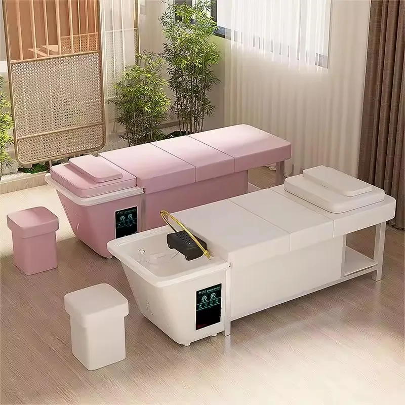 Head Spa Bed Luxury Beauty Massage Salon Bedside Massage Spa Bed Head Spa Shampoo Bed