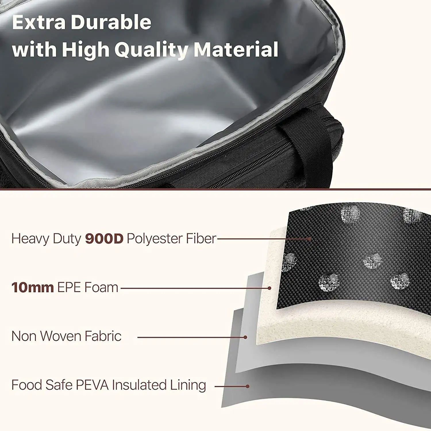 OEM ODM Portable Tactical Lunch Box 30-Can Soft Cooler Tote Thermal Waterproof Insulated Geometric Pattern Lunch Bag