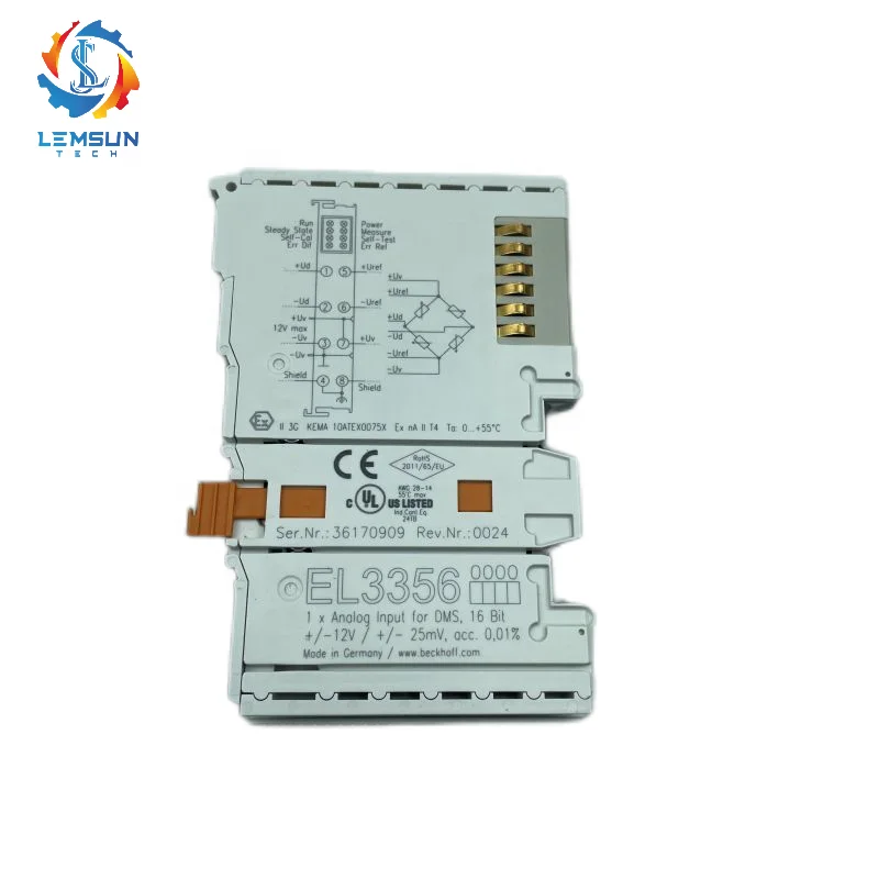 Ethercat Beckhoff 6909050038 modules EL3356 Plc Input Output Modules 100% Original In Stock