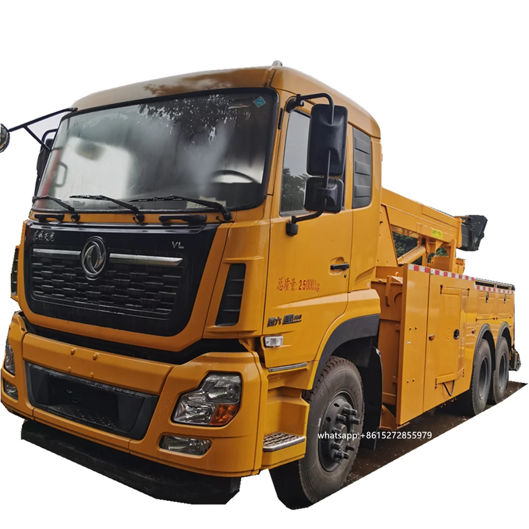new Dongfeng kinrun 10 wheel full rotation 20T accident vehicle recovery truck