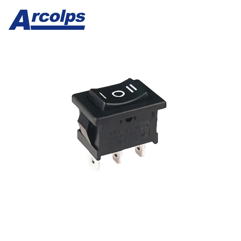 Red Blue Green Amber Flat Soft Line W/Round Len Waterproof Panel Rocker Switches