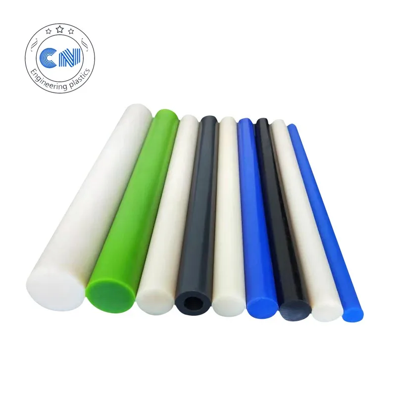 casting extrude PA6 PA66 MC nylon round bar low friction engineering plastic rods