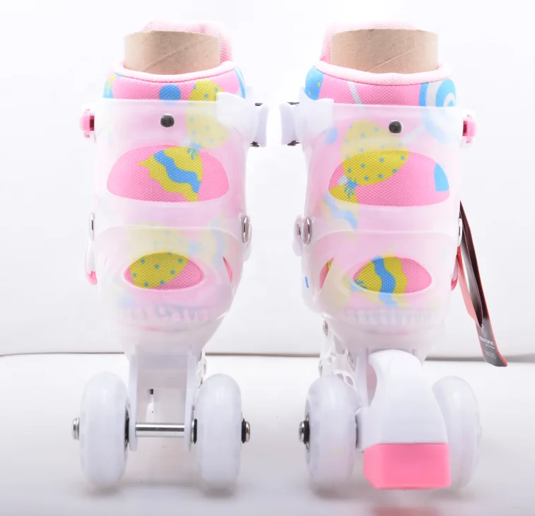gosome inline skates for kids flashing transparent plastic skates roller skates for kids