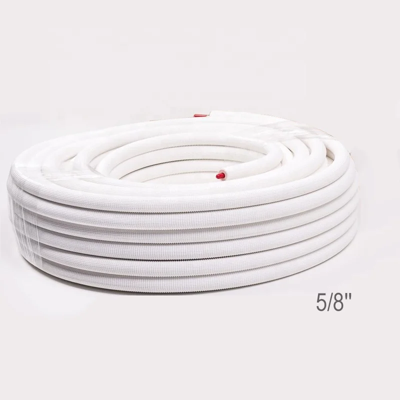 Hot sale aircon parts and accessories single coil insulation ac copper pipe 5/8 air conditioner copper pipe price