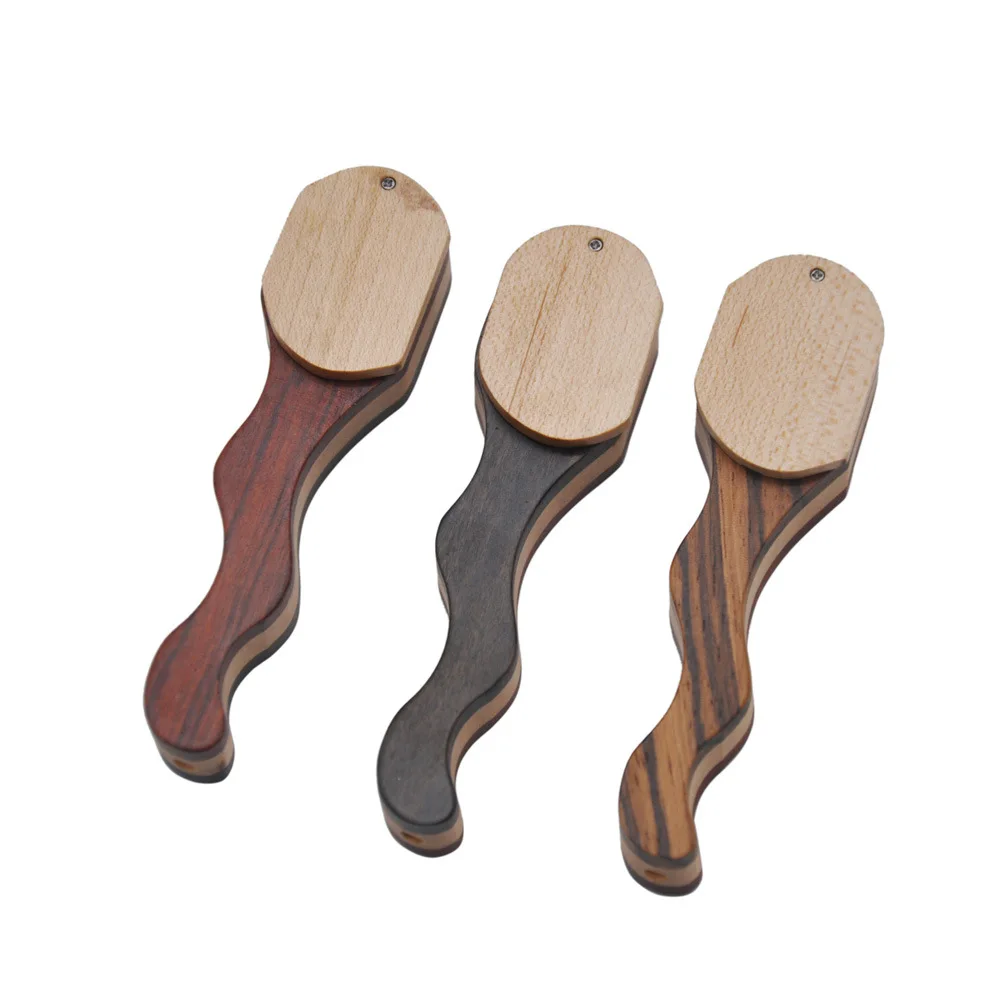 Unique Design Snake Small Size Foldable Useful Promotional Pocket Wooden Smoking Pipe