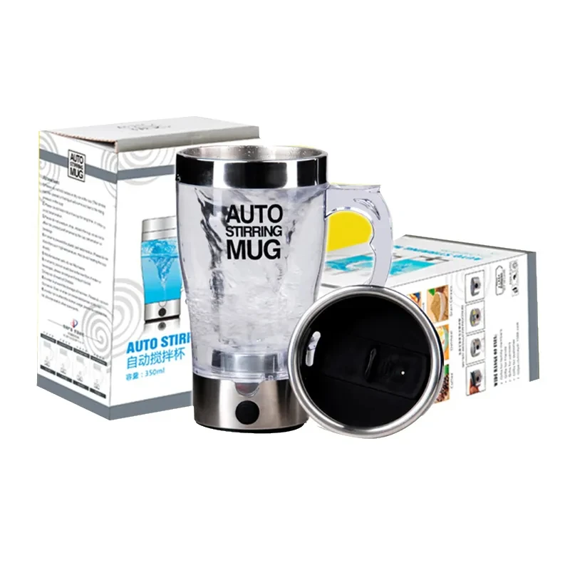 Wholesale New Design Clear Portable Water Bottle Coffee Mug Travel Mug Outdoor For Adults AUTO Mixer