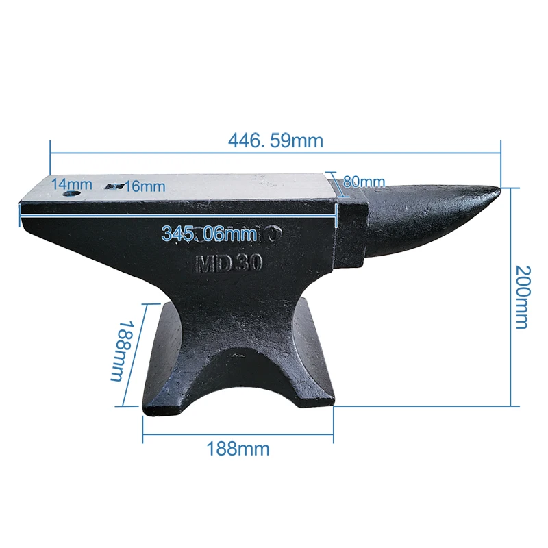 ISO9001 Low Cost Forge 55 Lb Casting Steel Anvil for All kinds metal parts processing