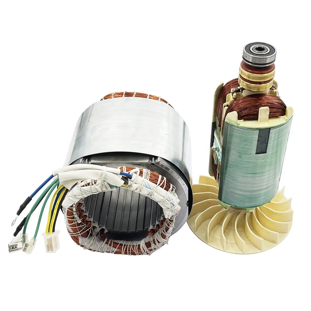 Gasoline generator alternator 220V single phase 100% copper wire petrol 2.5kw generator rotor and stator for wholesale