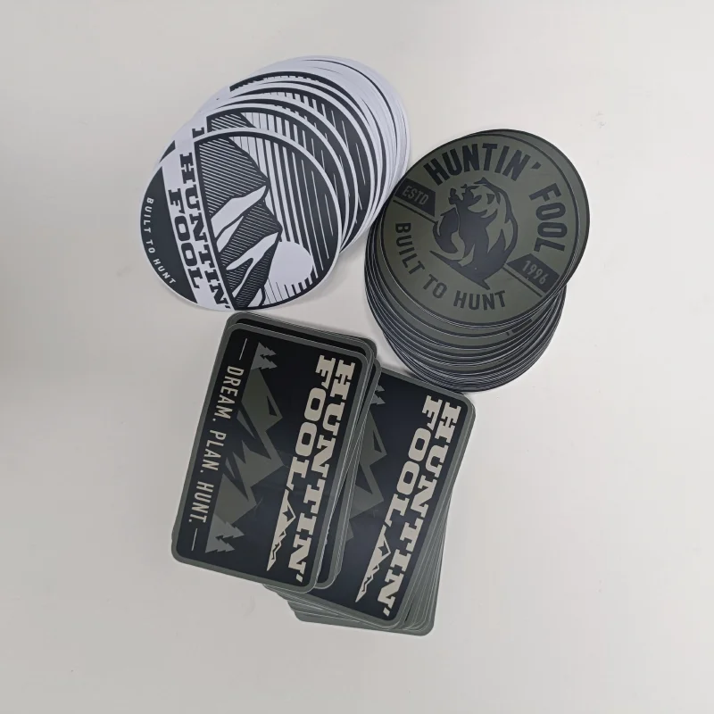 Good Quality Die Cut Sticker Self Adhesive Waterproof Vinyl Label Irregular Shape Logo Sticker Customized Matte Label