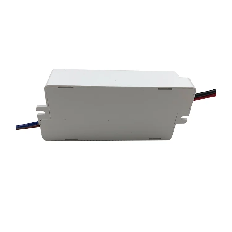 IP67 square plastic body power supply AC90-265v DC12/24v 12w slim plastic body power supply